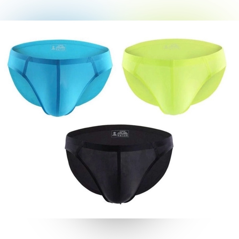 Lot of 3 Men's Seamless Pouch Underwear